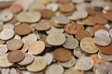 複数の硬貨