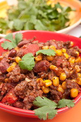 bowl of beef chili