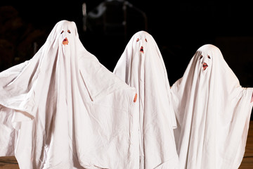 Very scary spooks on Halloween