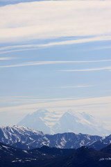 Fototapeta na wymiar Denali and Clouds