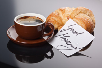 Kaffee zum Fruehstueck