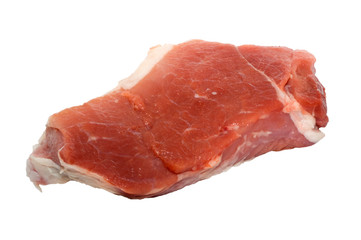 A piece of fresh raw meat