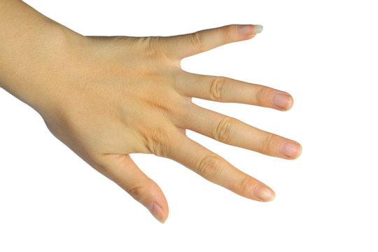 female finger