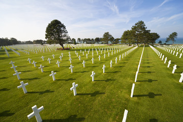 American Cemetery Colleville-sur-Mer Omaha Beach Normandy France