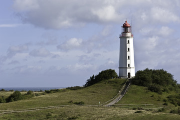 Fototapeta na wymiar Leuchtturm auf der Insel Hiddensee