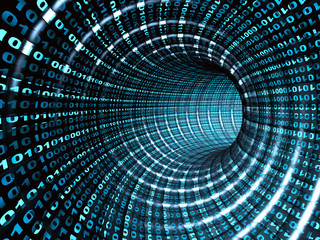 Fototapeta premium 3d abstract tunnel