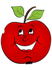 red apple