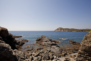Petite crique face au iles
