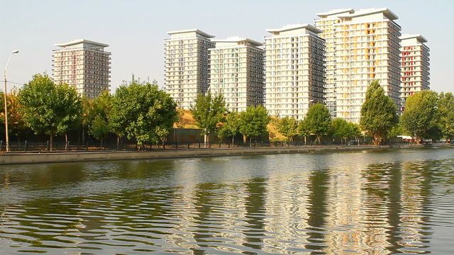 Complex of apartment buildings