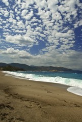 Fototapeta na wymiar Corsica, un mare di cielo