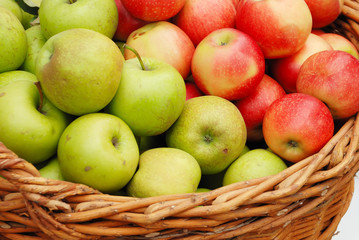 Apple crop in a basket