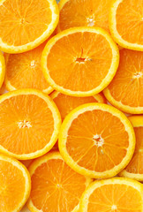 orange slices texture