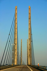 Oresund Bridge seen from a car