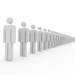 Conceptual image of teamwork