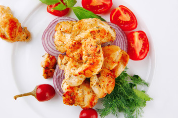 fried chicken brisket