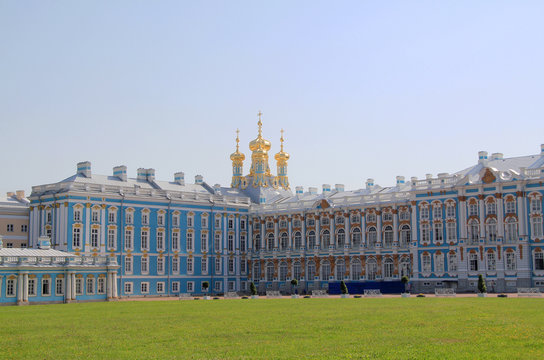 Catherine Palace in czar village