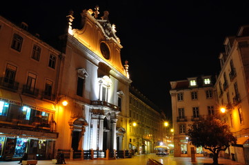 Fototapeta na wymiar Kościół Santo Domingo. Lizbona, Portugalia