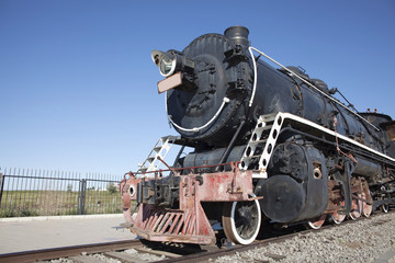 Fototapeta na wymiar old locomotive train