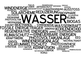 Fototapeta premium Wasser / Erneuerbare Energien