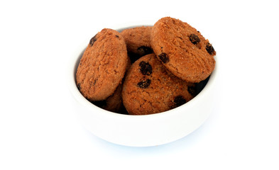Chocolate Cookies in a Bowl