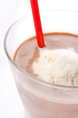chocolate cocktail with ice cream