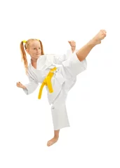 Photo sur Plexiglas Arts martiaux Martial  arts girl