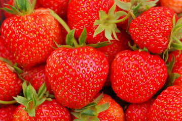 Background from strawberry