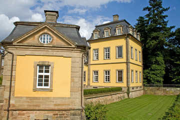 Fototapeta na wymiar Wachhaus des Residenzschlosses Arolsen (Hessen)