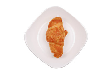 The fresh buns on white