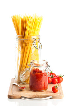 Tomatoes & Spaghetti Pasta