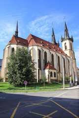 Fototapeta na wymiar Prague gothic St. Antonin Cathedral