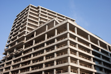 Fototapeta premium Office Building Under Construction