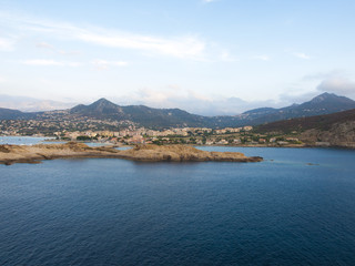 Ville d'île rousse - corse