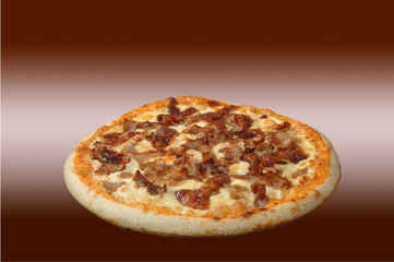 Pizza mit Döner
