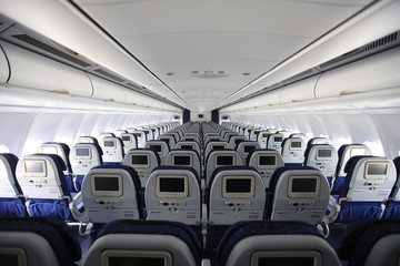 intérieur d'avion cabine passager