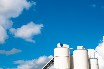 white silo