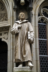 Luther-Statue an der Marienkirche in Pirna