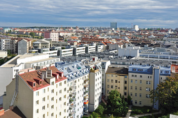 blick über stadt