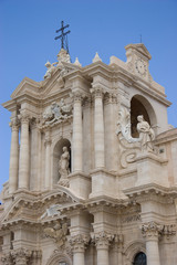 Fototapeta na wymiar Campanile Duomo Ortygia, Syrakuzy