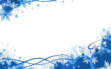 Blue Christmas background