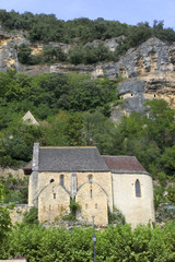 Fototapeta na wymiar église de la Roque Gageac