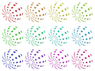 Colored shapes