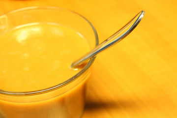 A tea with milk