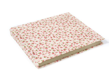 Books on white background