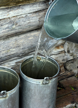 Filling Bucket With Water