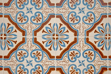 Old tiles background