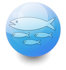 Shiny Orb Button "Fish Hatchery"