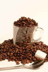 tasse et grains de café 2