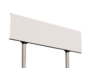 Obraz premium Blank Road Sign Without Frame Isolated