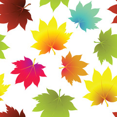 leaves seamless pattern